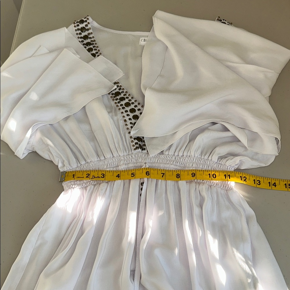 Back from Bali Elegant White Swim Cover-Up Size Large. - Picture 9 of 15